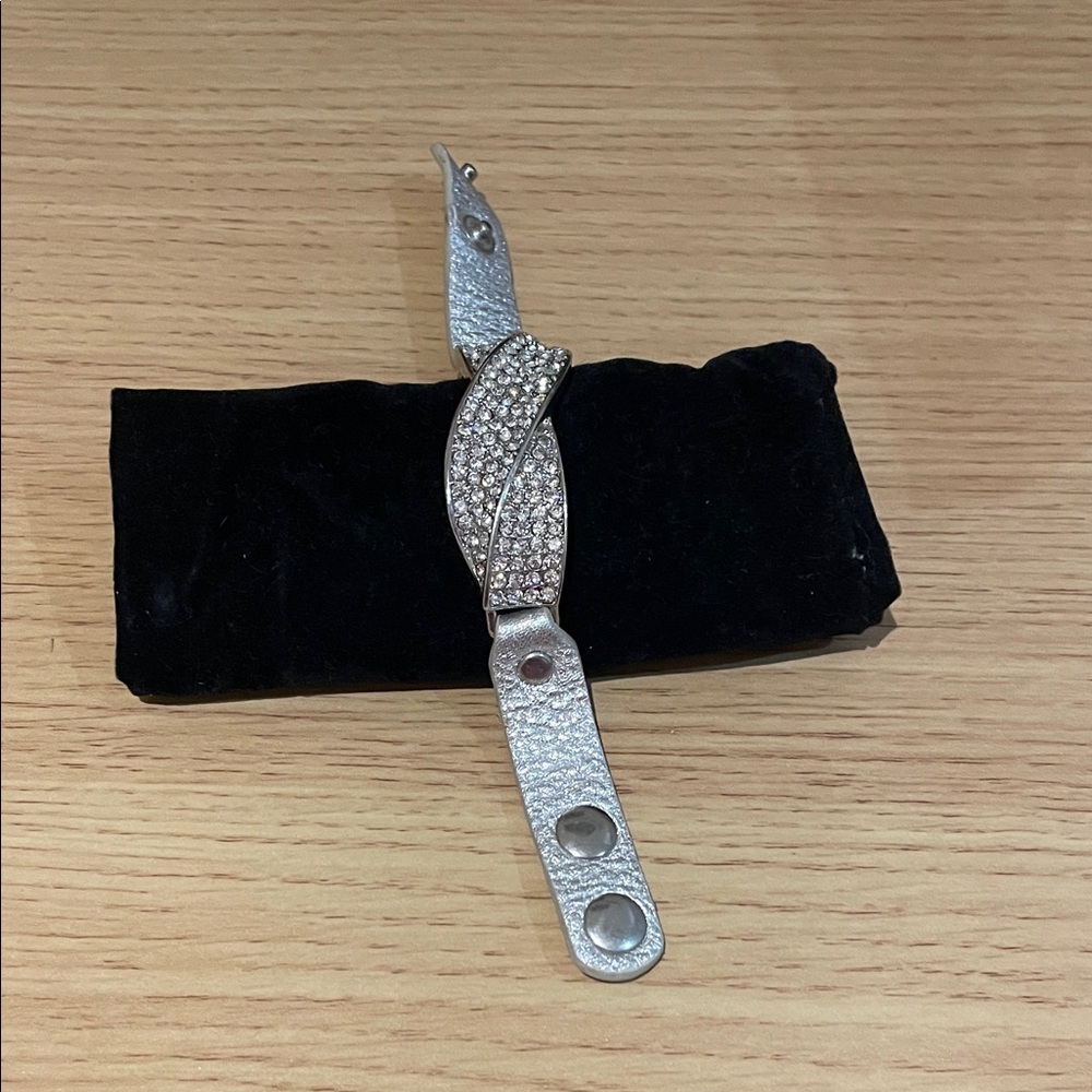 Silver Rhinestone Bracelet